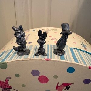 Charming Animal Figurine Set - pewter